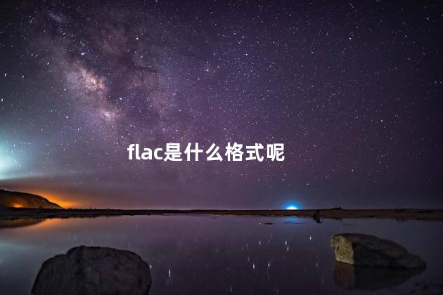 flac是什么格式呢