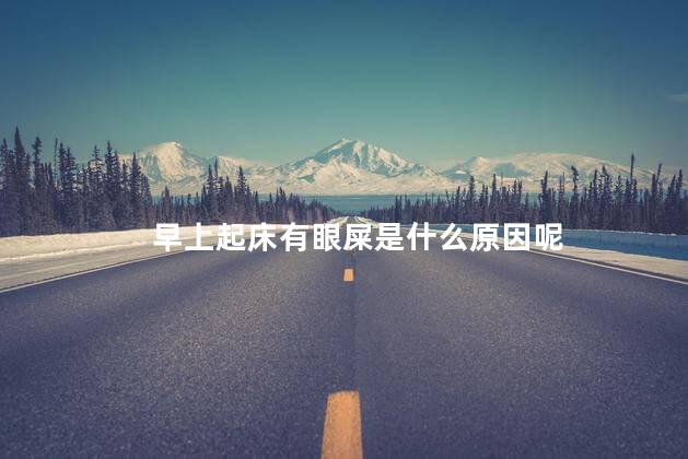 早上起床有眼屎是什么原因呢