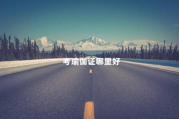 考瑜伽证哪里好