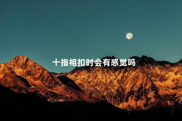 十指相扣时会有感觉吗，十指相扣时是什么感觉