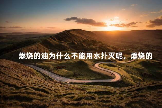 燃烧的油为什么不能用水扑灭呢，燃烧的油不能用水扑灭吗